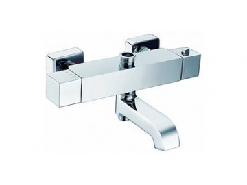 GR-LY-07C Chrom Thermostat Duschenmischer mit Zinklegierung-Griff