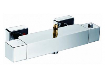 GR-LY-07C Chrom Thermostat Duschenmischer mit Zinklegierung-Griff