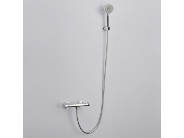 GR-LY-08B Chrom Thermostat Duschenmischer mit thermostatischer Kartusche aus Kupfer