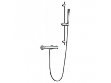GR-LY-08B Chrom Thermostat Duschenmischer mit thermostatischer Kartusche aus Kupfer
