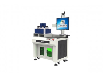 Faserlaser-Beschriftungsmaschine mit Einkopf und 8 Positionen für Glühbirne, Lasermarkierung für Glühbirne MF20-L-A
