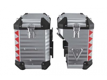 Max-Remus Alukoffer System  (einschließlich Alumotorradkoffer/Aluseitenkoffer, Motorrad-Kofferträger/Seitenträger)