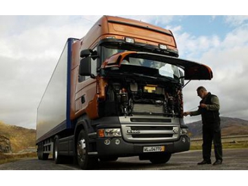 Kabelschlauch zur Lärmminderung in Lastkraftwagen