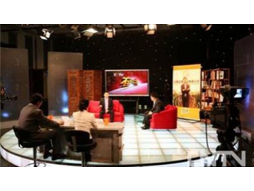 84 Zoll Videowand im Studio des Chinesischen Zentral-Fernsehens
