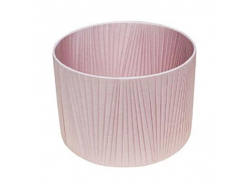 Lampenschirm in Zylinderform, Lila, Plisse Modellnummer: DJL0540