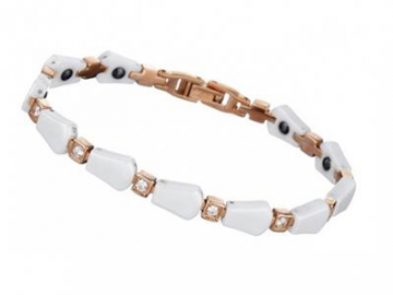 SC974 - Keramik Magnetarmband, Magnetschmuck aus Keramik Magnetisches Gesundheitsarmband, Therapeutische Energieheilung Armband