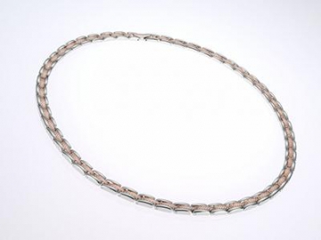 SN116 - Magnet Halskette, Magnetschmuck Magnetfeldtherapie-Kette, Schmuck mit Magnetfeldtherapie