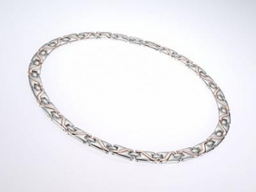 SN201 - Magnet Halskette, Magnetschmuck Magnetfeldtherapie-Kette, Schmuck mit Magnetfeldtherapie