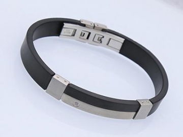 H379 Verdrehter Kabelarmreif, Armschmuck