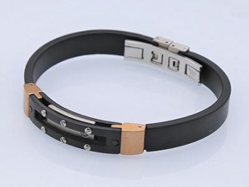 H379 Verdrehter Kabelarmreif, Armschmuck