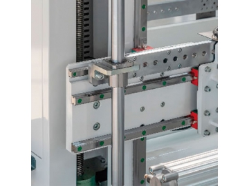 LJA Rollenschneider/ Schneidemaschine für unterschiedliches Spannfutter, mit Prüfmodul