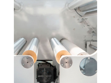 LJA Rollenschneider/ Schneidemaschine für unterschiedliches Spannfutter, mit Prüfmodul
