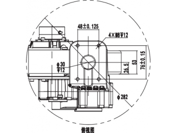 500W Antriebsmotor ZD109A8-JS13S