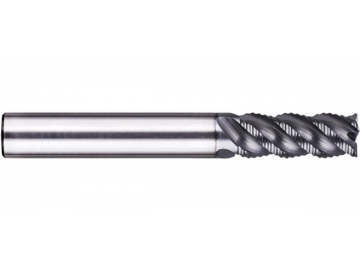 UN-S4  Hartmetall Schaftfräser/ Schruppfräser, 4 Schneiden