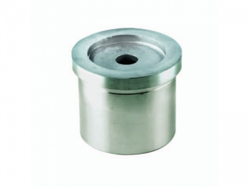 Flacher Edelstahl-Halter des Adapters