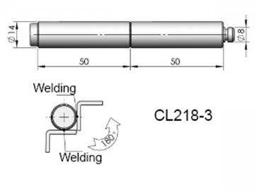 CL218 verborgenes Scharnier