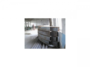 Gebogene Metallprofile