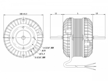 Spaltpolmotor TL9639