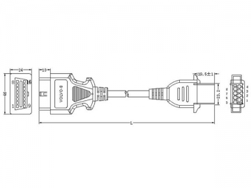 Volvo-8-Pin-Kabel